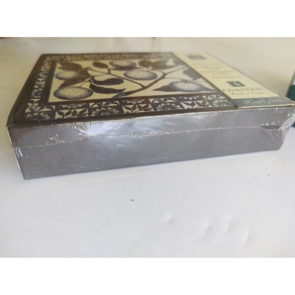Lady Clare Coasters Set of 4 Sealed Box New - Picture 4 of 6